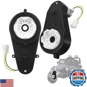 2Pcs 24V 30000RPM Kids Ride On Car Gearbox Motor Power Wheels Motor Gearbox U - Picture 1 of 5