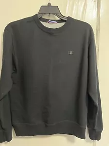 Champion Black Sweatshirt Men’s SZ Medium - Picture 1 of 5
