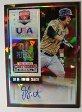 2015 CONTENDERS AUTO CRACKED ICE D.J. PETERSON 04/23 (K)