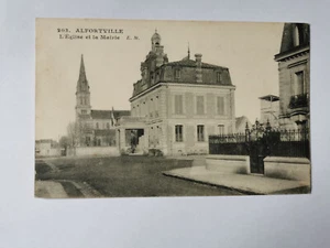CPA 94 ALFORTVILLE - L'Eglise et la Mairie - Imagen 1 de 2
