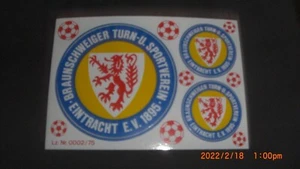 Eintracht Braunschweig sticker set - 3 logos Bundesliga football - Picture 1 of 2