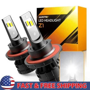 AUXITO LED H13 9008 Hi Headlight Low Beam Super White Replace Halogen Bulbs 2/4X - Picture 1 of 11