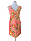 Tracy Feith Target Floral Print Sheath Dress Size 9 Juniors V-Neck Casual Cotton
