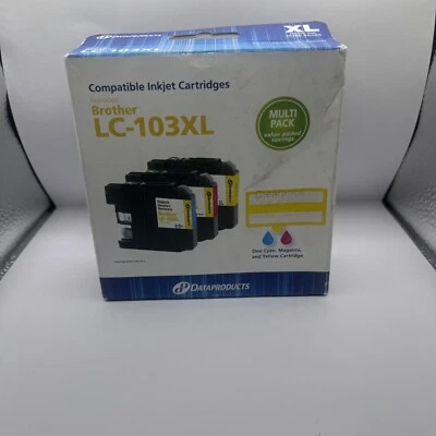 Dataproducts Brother LC103XL Tri-Color Ink Cartridges *BRAND NEW SEALED* - Image 1 of 4