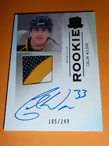 09-10 The Cup Colin Wilson Auto Patch RC 105/249 SICK 3CLR Patch! L@@K!! - Picture 1 of 2