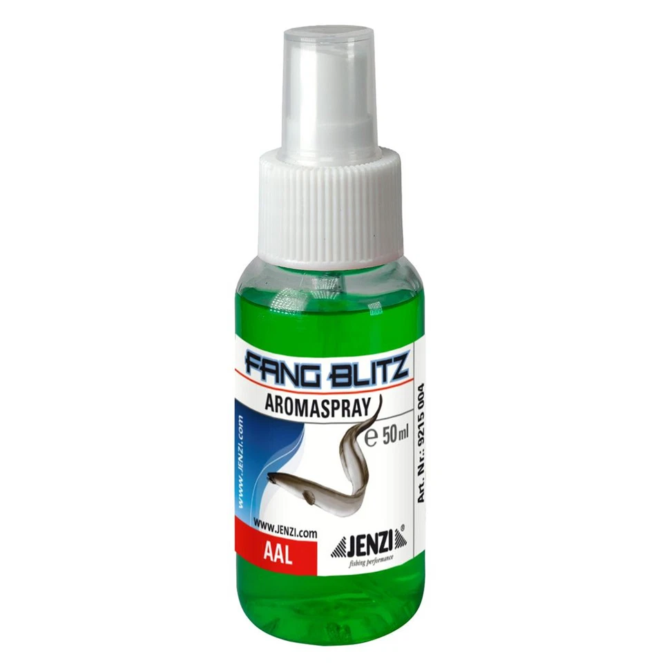 (181,80€/1l) Jenzi Fangblitz Spray 50ml Aal Aromaspray Lockstoff Angeln - Bild 1 von 1