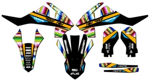 2019-2023 SX 65 SERAPE Black Senge Graphics Kit Compatible with KTM - Picture 1 of 10