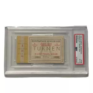 1936 Berlin Nazi Olympische Spiele Damen Allround Team Gymnastik Finale Ticket PSA - Bild 1 von 5