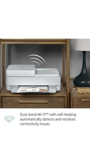 HP ENVY 6430e All-In-One Color Inkjet Printer - White - Picture 1 of 11