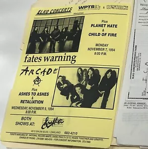 Contrato de concierto arcade 1994 Pittsburgh PA - Imagen 1 de 1