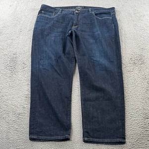 Lucky Brand Jeans Men's 42x32 Blue 221 Original Straight Pocket Whiskers  Denim - Picture 1 of 14