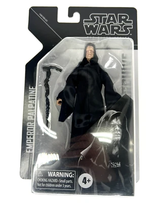 Star Wars Serie Negra Emperador Palpatine 6" Figura de Acción Archivo 2021 Disney Foto 1 de 4