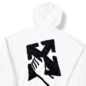 Sudadera con capucha blanca Off-White Hand Arrows - Imagen 1 de 7