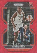 2022 Panini Prizm WNBA Prizms Ruby Wave #190 Queen Egbo