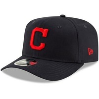 Cleveland Indians New Era Callout Stretch 9FIFTY Adjustable Snapback Hat - Navy