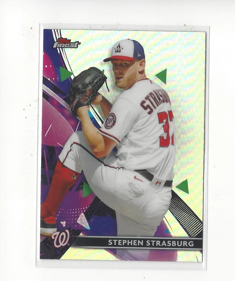 2021 Finest Refractor #51 Stephen Strasburg Nationals - Image 1 of 1