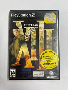 XIII Thirteen (Sony, Playstation 2) (2003) CIB - Very Good Condition - Picture 1 of 5