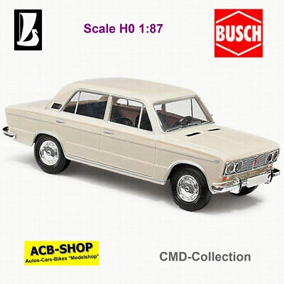 Lada 1500 Limousine WAS 2103 CMD-Collection 1973-84 Beige 1:87 Busch 50500 - Immagine 1 di 2