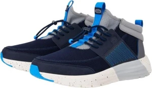 Hey Dude Sirocco Mid Trail Sneakers Men's US 12 Blue Slip On Running Shoes P528 - Picture 1 of 12