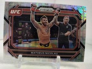 MATHEUS NICOLAU #/99 Pandora Silver Prizm 2023 Panini Prizm UFC #47