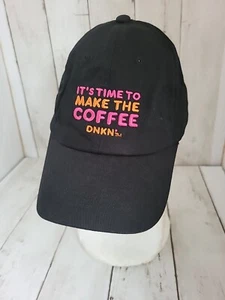 Dunkin Donuts Doughnuts It's Time to Make The Coffee DNKN Logo Baseball Hat Cap - Picture 1 of 6