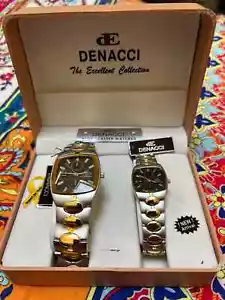 DENACCI His & Hers Watch set Unworn In Box! See Description. Offers Accepted - Picture 1 of 3