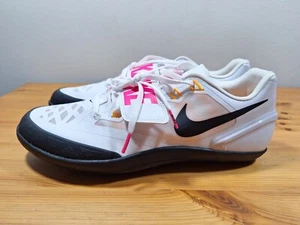 Nike Zoom Rotational 6 Mens Track Field Throwing Shoes White Black Size 12.5 - Picture 1 of 9