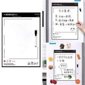 Waterproof Magnetic Whiteboard Sticking Dry Erase Blackboard Home Accessories - Picture 1 of 11