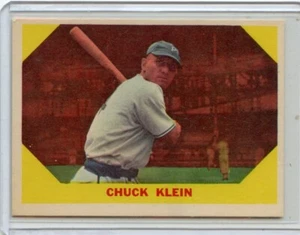 1960 Fleer Chuck Klein Philadelphia Athletics #30 ⭐️💥🎯 EX - Picture 1 of 2