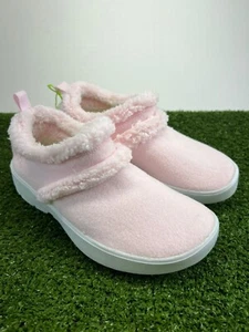 Oofos OOcoozie Zapatos de Recuperación Baja para Mujer 8 Rosa/Blanco Sherpa Vellón Comodidad - Imagen 1 de 14