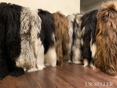 MODERN LUXURY HOMES Real Icelandic Sheepskin Rug Motorcycle Seat Cover Pet Bed Throw Home Decor Gift