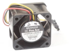 Sanyo Denki Dell Power Edge 1550 109p0412b303 40x40x28mm Fan 3-pin Dc-12v - Foto 1 di 1
