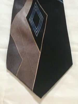 Corbata de cuello para caballeros 100 % seda hecha en Corea 58" x 3,75" J108 CIRCA 1940 Foto 1 de 4