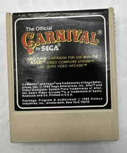 Carnival by Coleco Atari 2600 solo cartuccia 1982 videogioco ufficiale Sega - Foto 1 di 10