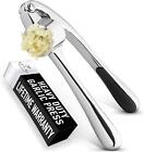 Zulay Kitchen Premium Garlic Press - Durable Masher with Soft, Easy to Squeeze -