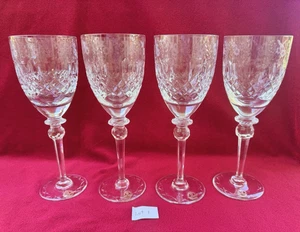 Set of 4 Rogaska Crystal Gallia 9 1/4" Water Goblets Glasses NEW stickers Lot 1 - Picture 1 of 10