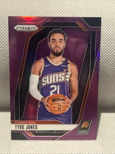 Refractor púrpura Tyus Jones 2024-25 Panini Prizm/99 #207 SUNS - Imagen 1 de 3