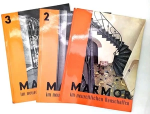 Mamor im neuzeitlichen Bauschaffen. Bände 1-3 Deutscher Marmorverband - Picture 1 of 1
