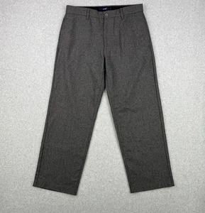 Vintage Gap Pants Mens 34x32 Gray Wool Blend Classic Fit Business Work Trousers - Picture 1 of 12