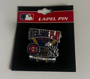 Interleague Play Cubs vs Yankees Wrigley Field June 17-19 2011 Lapel Pin - Picture 1 of 2