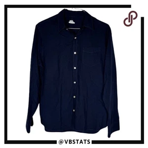 Club Monaco Men's Relaxed Fit Button Down Shirt Midnight Navy Size Medium - Picture 1 of 5