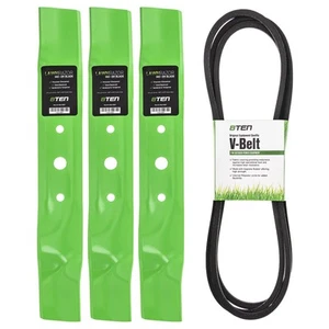 Deck Kit Blade Belt for John Deere L120 L130 GX20250 GY20568 GX20571 48 Inch - Picture 1 of 5