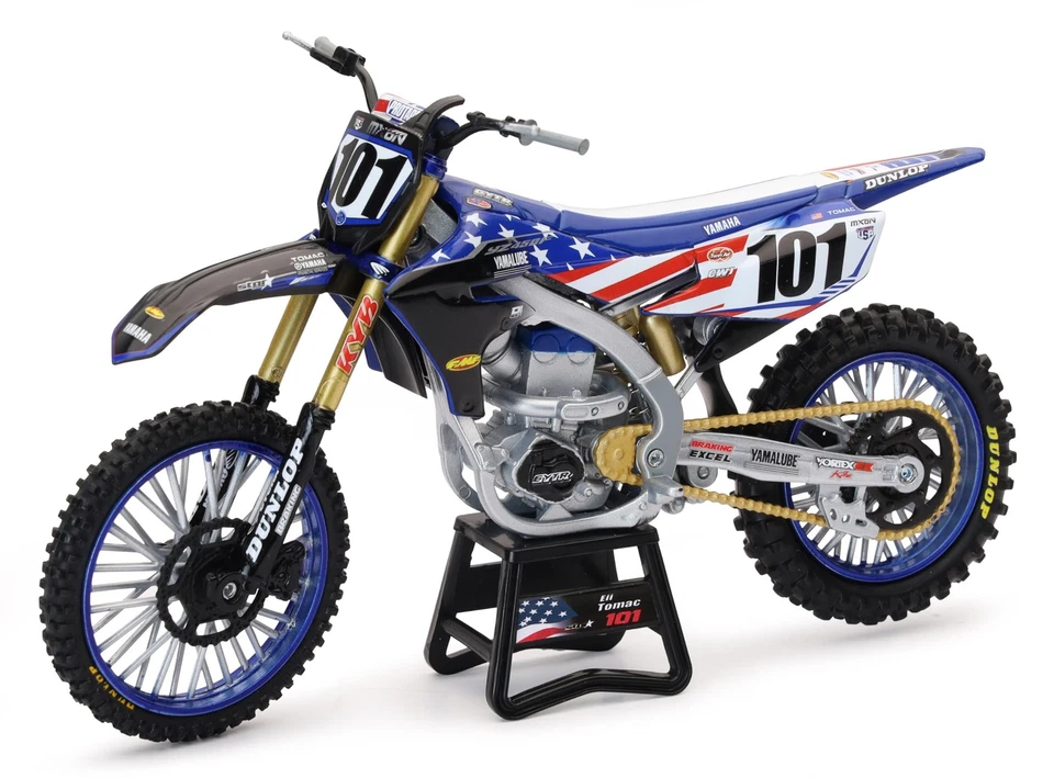 Toys Yamaha YZ450F Motocross of Nations Bike Eli Tomac Race Team Replica, 1:1... - Image 1 of 1