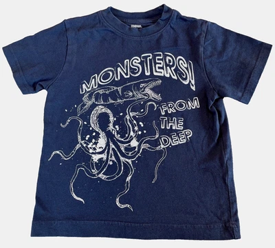 Camiseta Gymboree 2011 Deep Sea Adventure Monsters From The Deep gráfica 4T 4 años Foto 1 de 3
