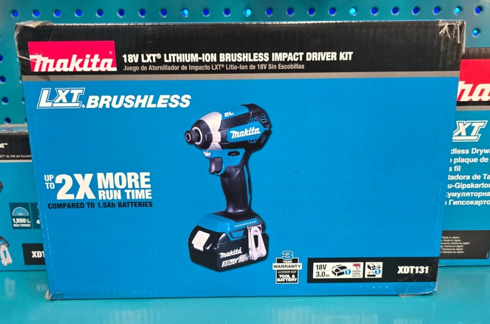 Makita XDT131 18V Lxt Lithium-Ion Brushless Cordless Impact Driver Kit (3.0Ah) - Image 1 of 1