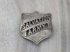 US Salvation Army Badge Pin - In Working Condition - Hard To Find In Good Shape - Picture 1 of 16