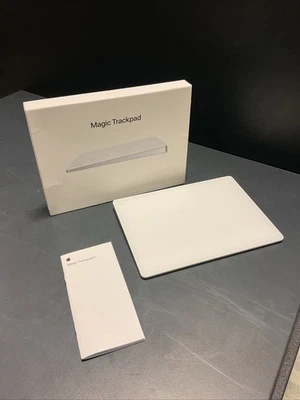 APPLE MAGIC TRACKPAD 2 WHITE BLUETOOTH WIRELESS TOUCHPAD A1535 - Image 1 of 4