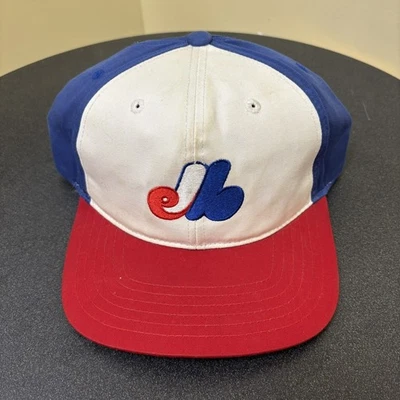 MONTREAL EXPOS MLB BASEBALL  AMERICAN NEEDLE SNAPBACK HAT ADJUSTABLE MULTICOLOR - Image 1 of 4