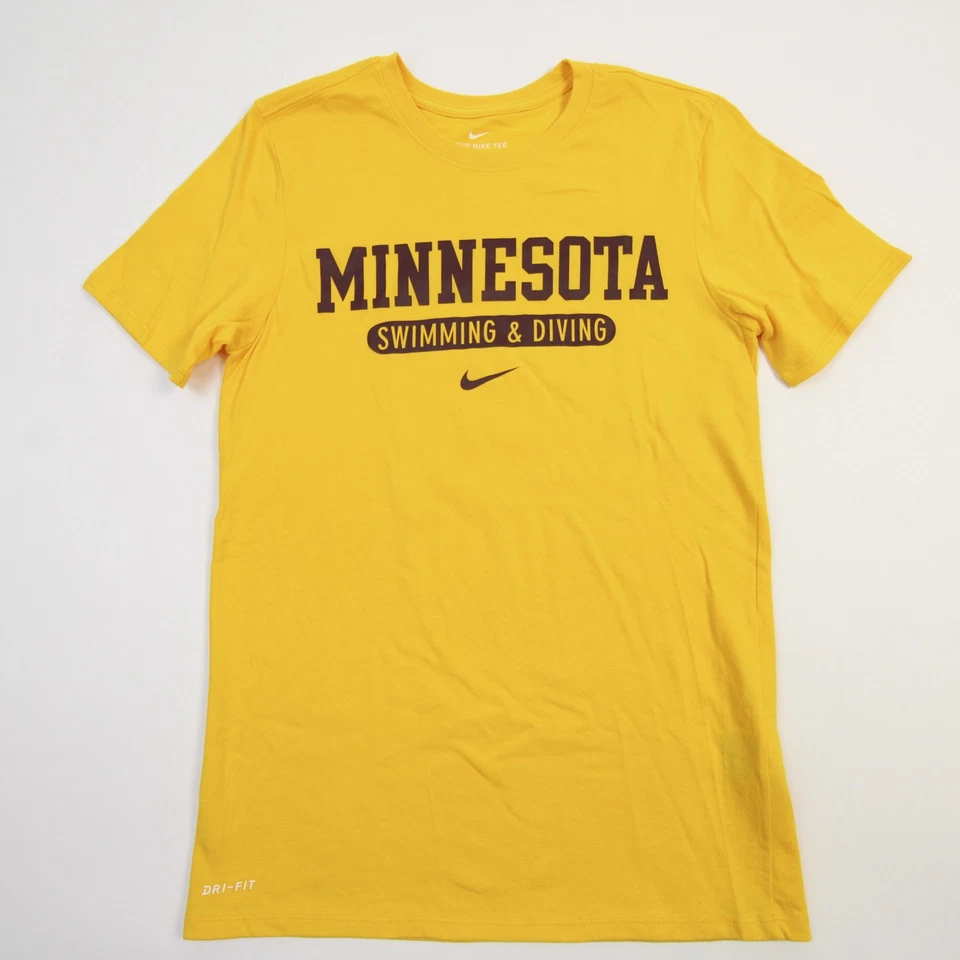 Minnesota Golden Gophers Nike Camiseta Manga Corta Camisa Para Hombre Dorada Nueva Foto 1 de 1
