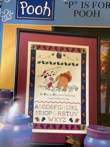 1999 Leisure Arts "P" Is For Pooh 3089 Counted Cross Stitch Pattern Book 12592 - Picture 1 of 5